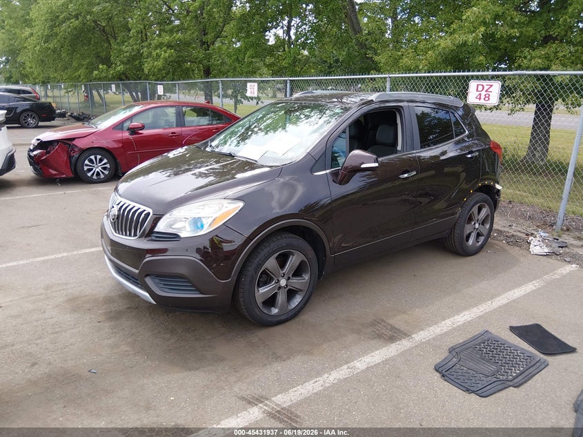 2014 Buick Encore VIN KL4CJESB3EB737513 IAAI salvage auction — REAR END, Salvage (Pennsylvania), sold $400 on 2026-07-30 (photo 2)
