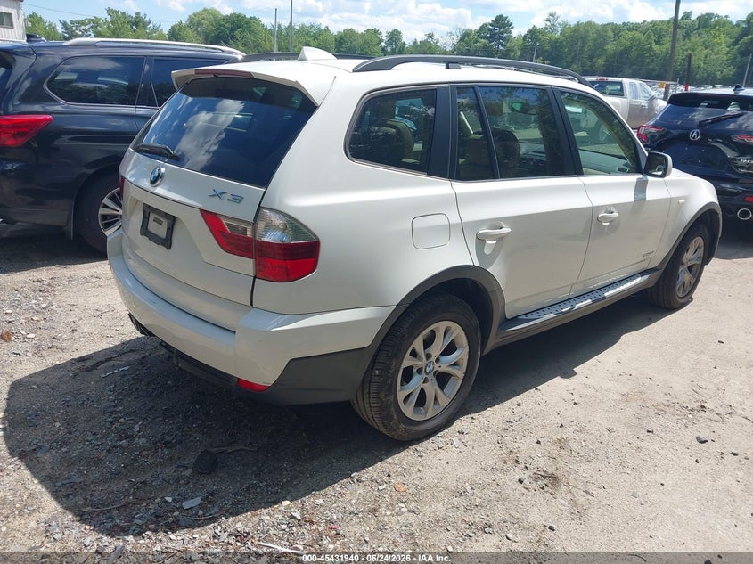 2009 BMW X3 VIN WBXPC93479WJ26622 IAAI salvage auction — REAR END, Salvage (Rhode Island), sold $25 on 2026-07-28 (photo 4)