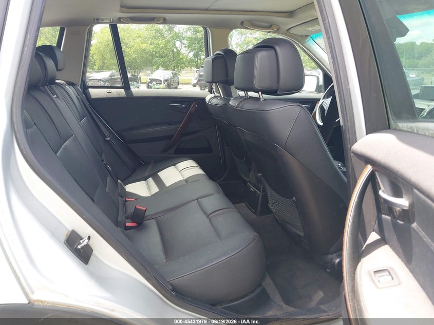 2009 BMW X3 VIN WBXPC93409WJ28941 IAAI salvage auction — RIGHT FRONT, Clear (New Jersey), sold $600 on 2026-07-27 (photo 8)