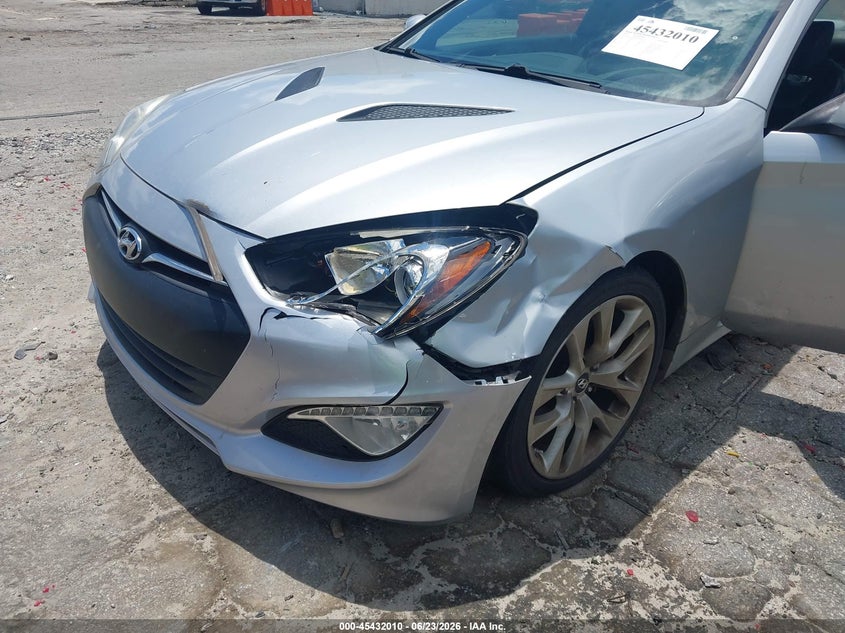 2013 Hyundai Genesis VIN KMHHU6KJ8DU086149 IAAI salvage auction — LEFT FRONT, Salvage (Georgia), sold $1,900 on 2026-07-29 (photo 6)