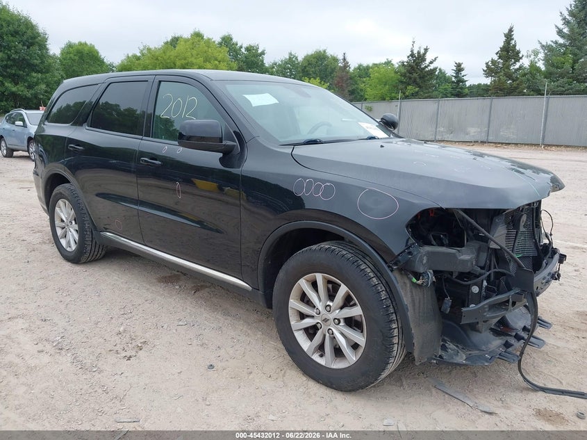 2020 Dodge Durango VIN 1C4RDJFG2LC164651 IAAI salvage auction — FRONT END, Salvage (Wisconsin), sold $2,950 on 2026-07-19 (photo 1)