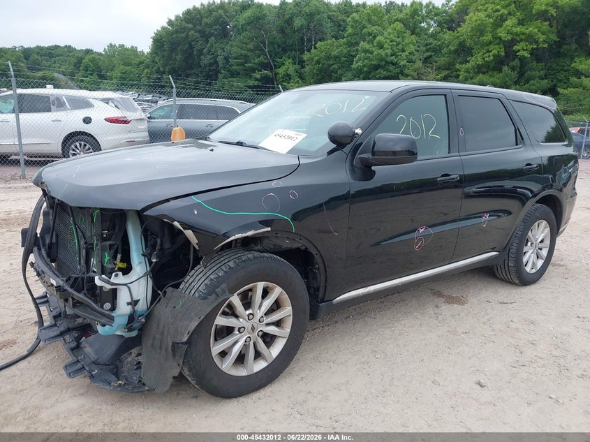 2020 Dodge Durango VIN 1C4RDJFG2LC164651 IAAI salvage auction — FRONT END, Salvage (Wisconsin), sold $2,950 on 2026-07-19 (photo 2)
