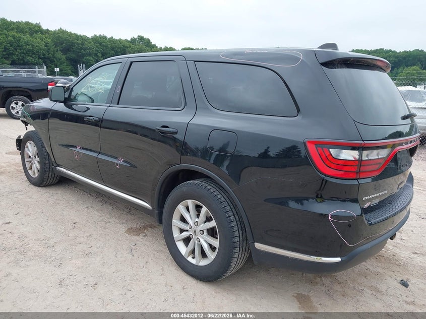 2020 Dodge Durango VIN 1C4RDJFG2LC164651 IAAI salvage auction — FRONT END, Salvage (Wisconsin), sold $2,950 on 2026-07-19 (photo 3)