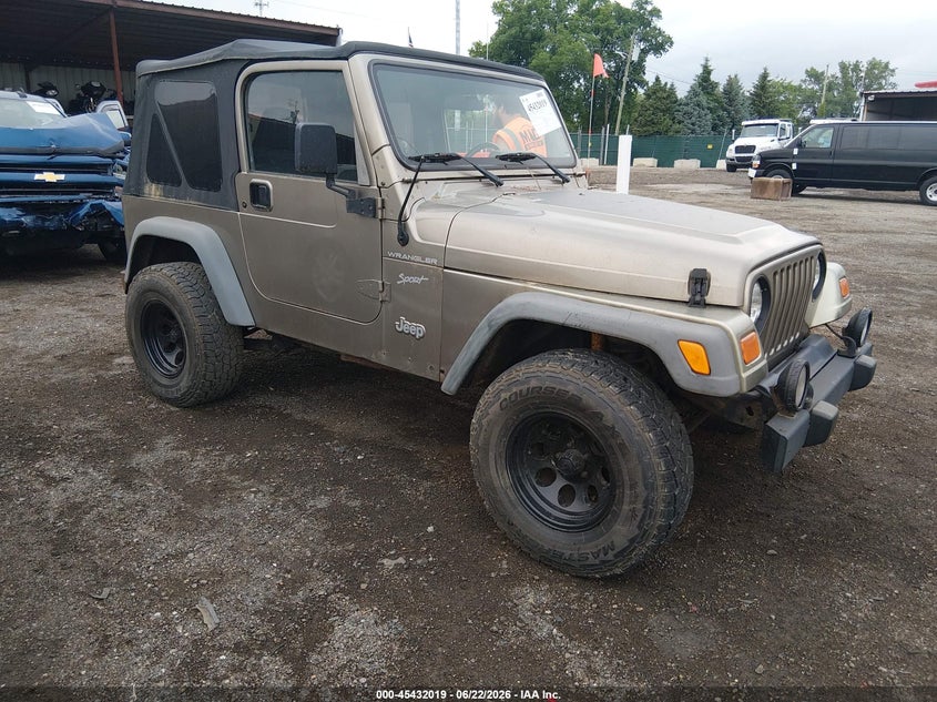 2002 Jeep Wrangler / VIN 1J4FA49S52P767396 IAAI salvage auction — NORMAL WEAR, Original (Ohio), sold $725 on 2026-07-18 (photo 1)