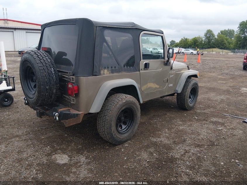2002 Jeep Wrangler / VIN 1J4FA49S52P767396 IAAI salvage auction — NORMAL WEAR, Original (Ohio), sold $725 on 2026-07-18 (photo 4)
