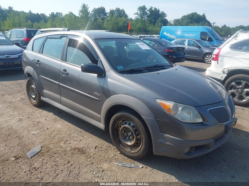 2005 Pontiac Vibe VIN 5Y2SL63885Z481056 IAAI salvage auction — REAR END, Clear (Massachusetts), sold $400 on 2026-07-10 (photo 1)