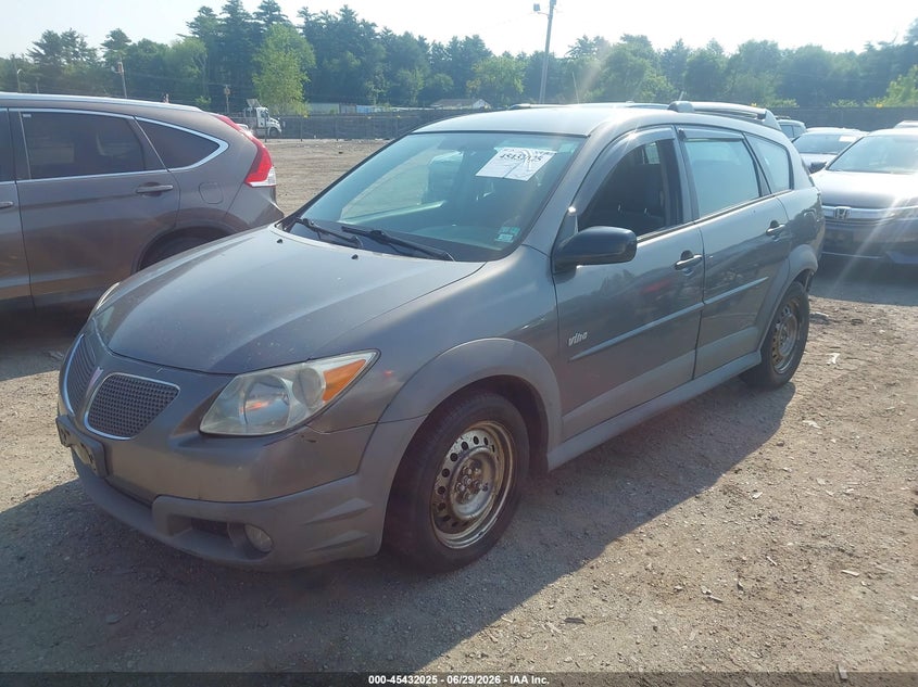 2005 Pontiac Vibe VIN 5Y2SL63885Z481056 IAAI salvage auction — REAR END, Clear (Massachusetts), sold $400 on 2026-07-10 (photo 2)