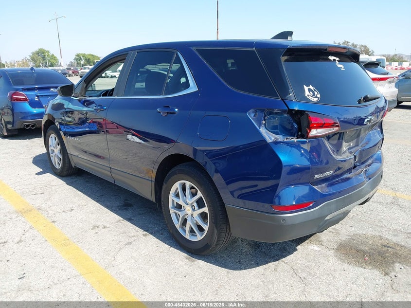 2022 Chevrolet Equinox VIN 3GNAXKEV3NL249443 IAAI salvage auction — FRONT & REAR, Salvage (California), sold $6,100 on 2026-08-03 (photo 3)