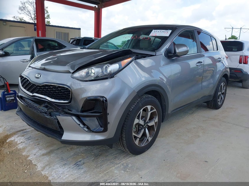 2020 Kia Sportage VIN KNDPM3AC0L7812584 IAAI salvage auction — FRONT END, Salvage Title, sold $3,550 on 2026-07-18 (photo 2)