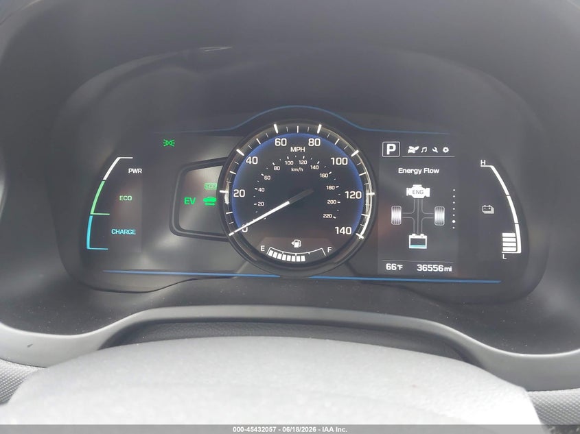 2019 Hyundai Ioniq hybrid VIN KMHC65LC0KU107989 IAAI salvage auction — NORMAL WEAR, Sf97 (California), sold $7,500 on 2026-07-28 (photo 7)