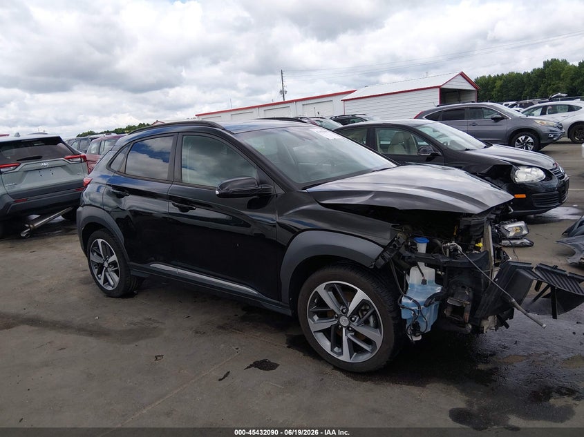 2019 Hyundai Kona VIN KM8K33A51KU344438 IAAI salvage auction — FRONT END, Salvage Title, sold $1,675 on 2026-07-29 (photo 1)