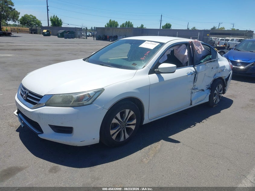 2014 Honda Accord VIN 1HGCR2F31EA279882 IAAI salvage auction — LEFT SIDE, Salvage Title, sold $1,400 on 2026-07-20 (photo 2)