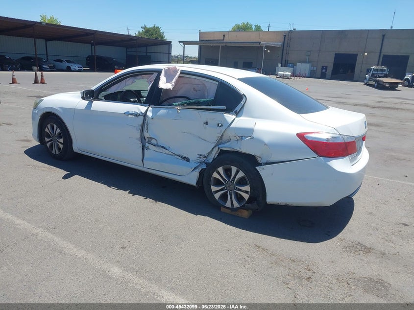 2014 Honda Accord VIN 1HGCR2F31EA279882 IAAI salvage auction — LEFT SIDE, Salvage Title, sold $1,400 on 2026-07-20 (photo 3)