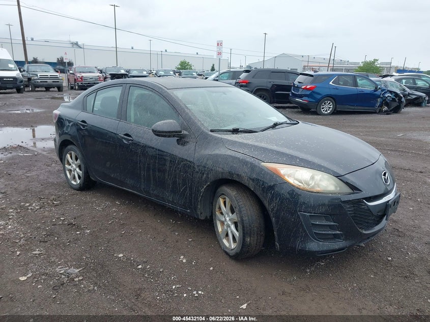 2010 Mazda 3 VIN JM1BL1SF5A1194012 IAAI salvage auction — LEFT FRONT, Mv-907A (New York), sold $225 on 2026-07-10 (photo 1)