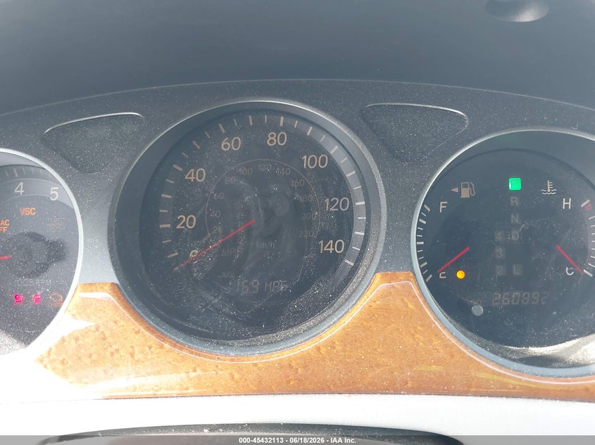 2006 Lexus Es 330 VIN JTHBA30G665153609 IAAI salvage auction — NORMAL WEAR, Clear-Dealer Only (North Carolina), sold $700 on 2026-07-29 (photo 7)