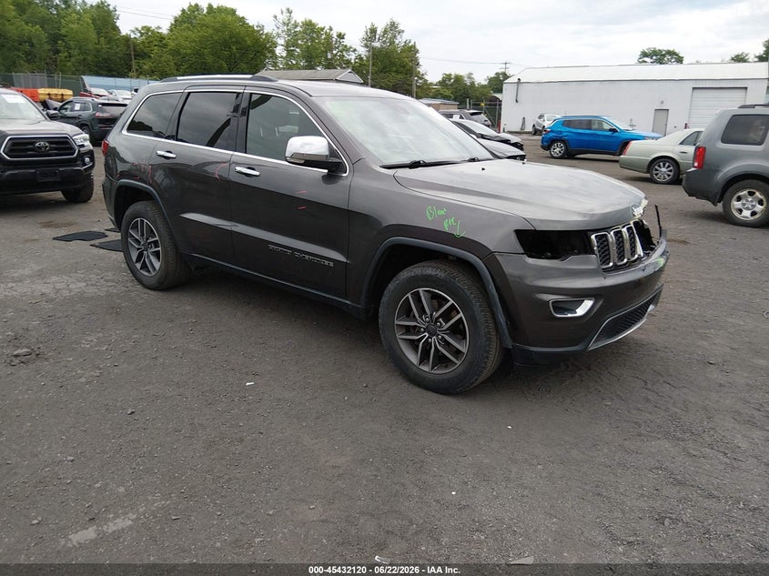 2020 Jeep Grand cherokee VIN 1C4RJFBG6LC194473 IAAI salvage auction — FRONT END, Salvage Title, sold $4,450 on 2026-07-26 (photo 1)