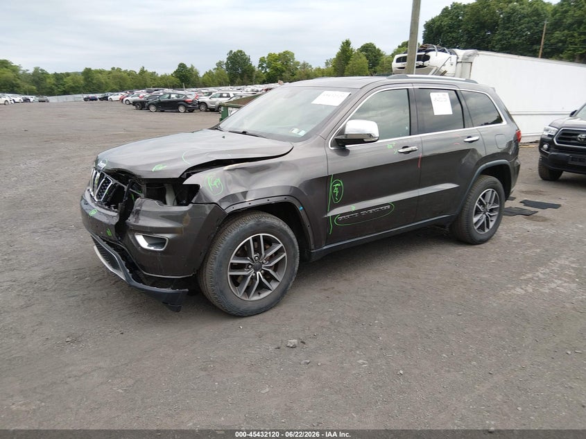 2020 Jeep Grand cherokee VIN 1C4RJFBG6LC194473 IAAI salvage auction — FRONT END, Salvage Title, sold $4,450 on 2026-07-26 (photo 2)