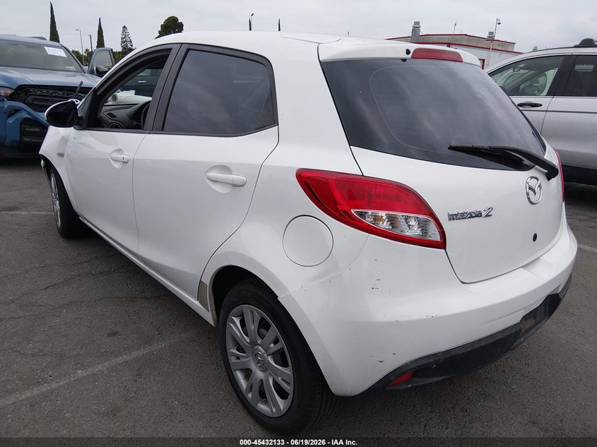 2014 Mazda 2 VIN JM1DE1KZ3E0178853 IAAI salvage auction — LEFT FRONT, Salvage (California), sold $800 on 2026-07-23 (photo 3)