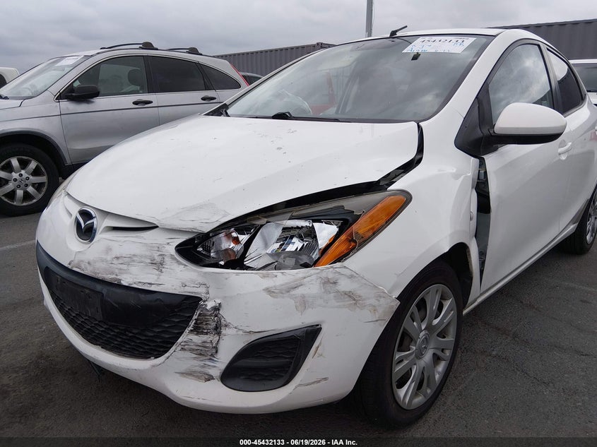 2014 Mazda 2 VIN JM1DE1KZ3E0178853 IAAI salvage auction — LEFT FRONT, Salvage (California), sold $800 on 2026-07-23 (photo 6)