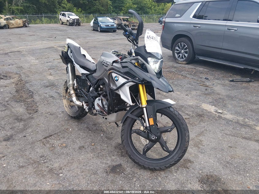 2018 BMW G 310 VIN WB30G1201JR824508 IAAI salvage auction — ROLLOVER, Salvage (Mississippi), sold $375 on 2026-07-15 (photo 1)