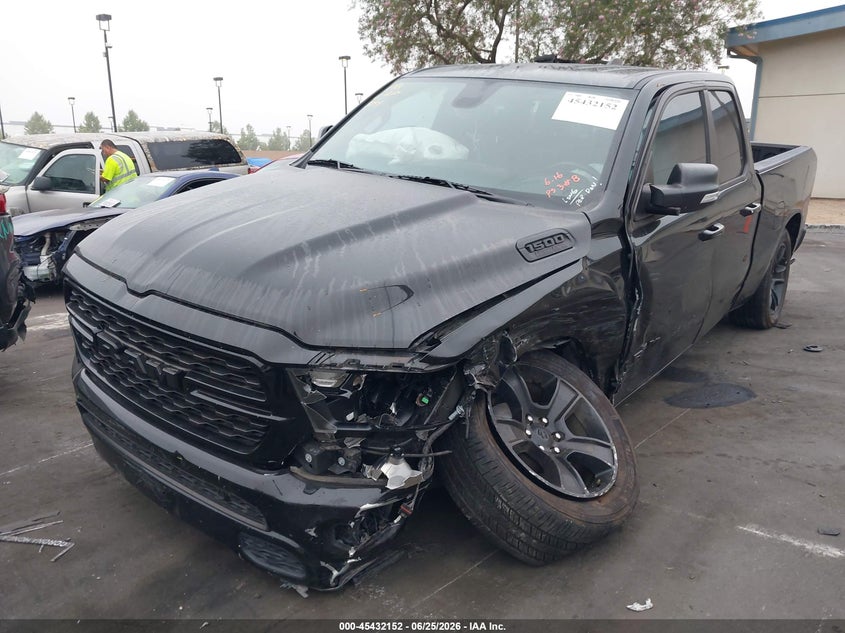2022 Ram 1500 VIN 1C6RREBTXNN275894 IAAI salvage auction — LEFT FRONT, Salvage Title, sold $4,950 on 2026-07-24 (photo 2)