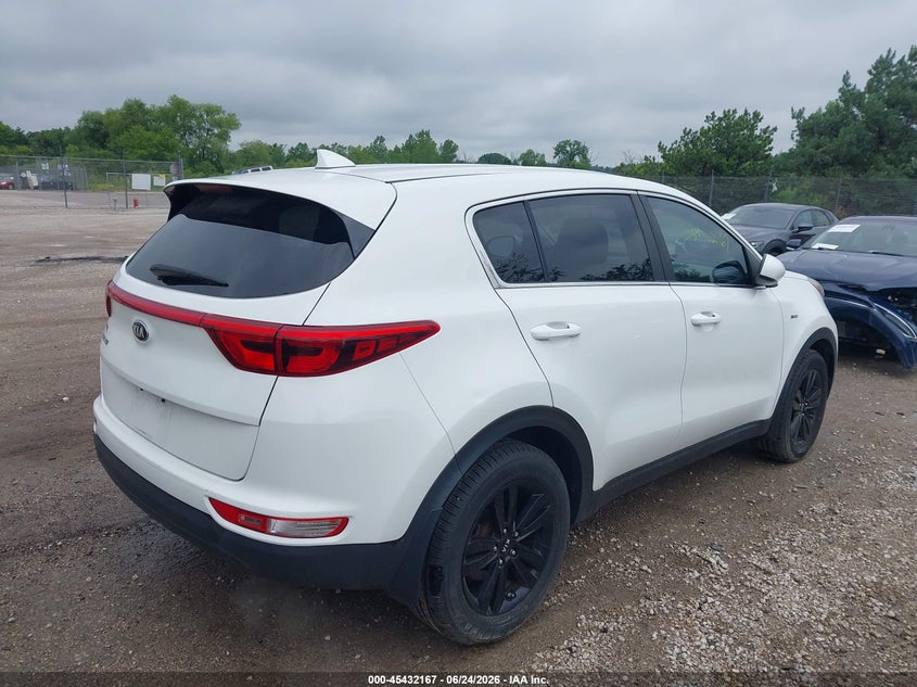 2018 Kia Sportage VIN KNDPMCACXJ7426686 IAAI salvage auction — LEFT FRONT, Salvage Title, sold $3,450 on 2026-07-21 (photo 4)