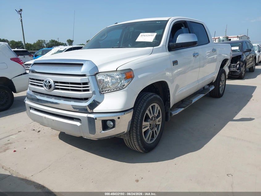 2014 Toyota Tundra VIN 5TFAW5F1XEX377823 IAAI salvage auction — REAR END, Salvage (Texas), sold $9,400 on 2026-07-28 (photo 2)