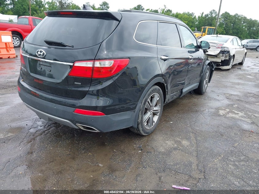 2014 Hyundai Santa fe VIN KM8SR4HF4EU075729 IAAI salvage auction — RIGHT SIDE, Salvage Title, sold $2,050 on 2026-07-24 (photo 4)