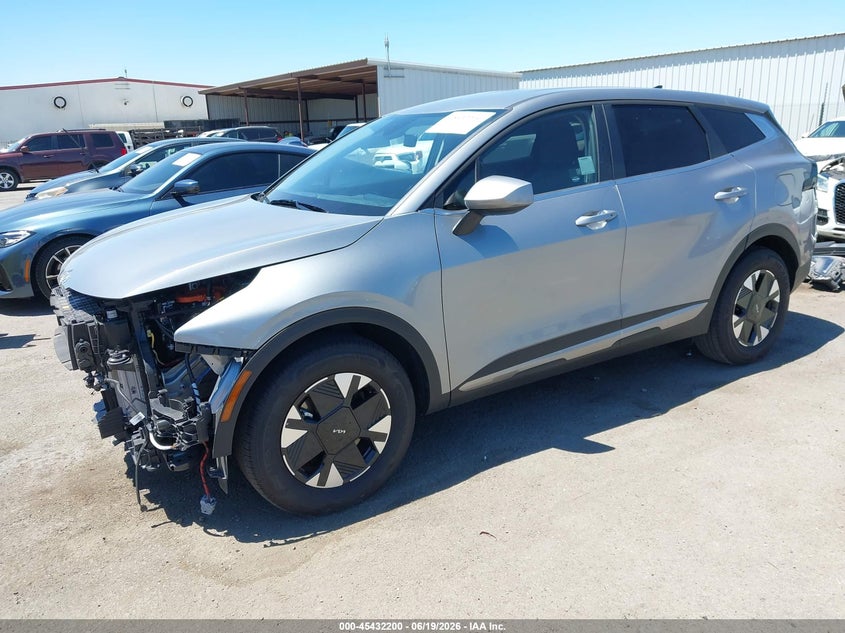 2026 Kia Sportage VIN KNDPU3DG6T7275606 IAAI salvage auction — FRONT END, Salvage (California), sold $11,700 on 2026-07-20 (photo 2)