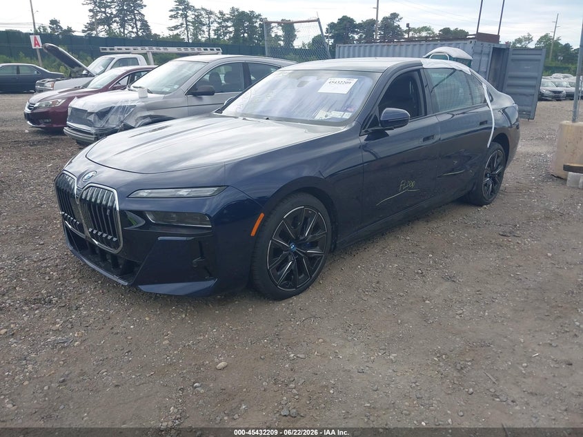 2023 BMW I7 VIN WBY53EJ07PCN87734 IAAI salvage auction — WATER/FLOOD, Salvage Title, sold $29,050 on 2026-08-24 (photo 2)