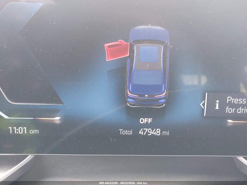 2023 BMW I7 VIN WBY53EJ07PCN87734 IAAI salvage auction — WATER/FLOOD, Salvage Title, sold $29,050 on 2026-08-24 (photo 7)