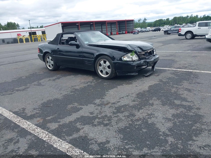 1999 Mercedes-benz Sl-class VIN WDBFA68F1XF175740 IAAI salvage auction — FRONT END, Mv-907A (New York), sold $2,275 on 2026-07-09 (photo 1)