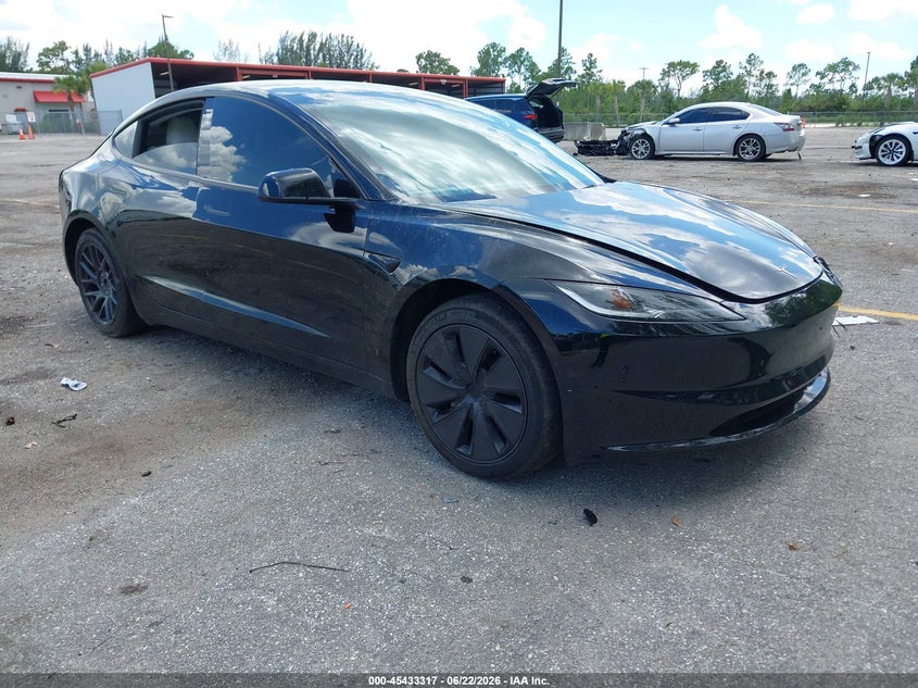 2024 Tesla Model 3 VIN 5YJ3E1EA4RF863890 IAAI salvage auction — REAR END, Salvage Title, sold $11,900 on 2026-08-02 (photo 1)