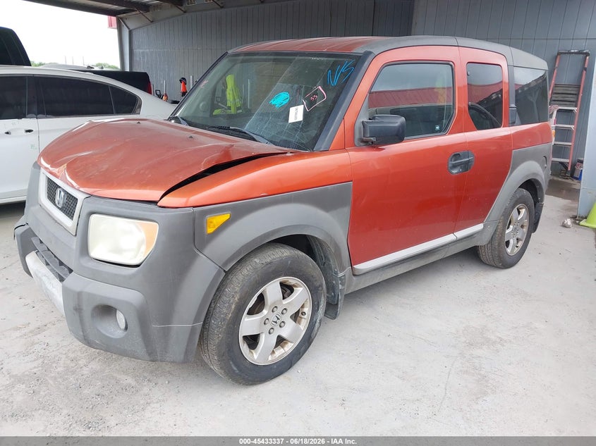 2004 Honda Element VIN 5J6YH28614L022958 IAAI salvage auction — FRONT END, Salvage (Tennessee), sold $250 on 2026-07-09 (photo 2)