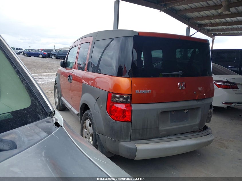 2004 Honda Element VIN 5J6YH28614L022958 IAAI salvage auction — FRONT END, Salvage (Tennessee), sold $250 on 2026-07-09 (photo 3)