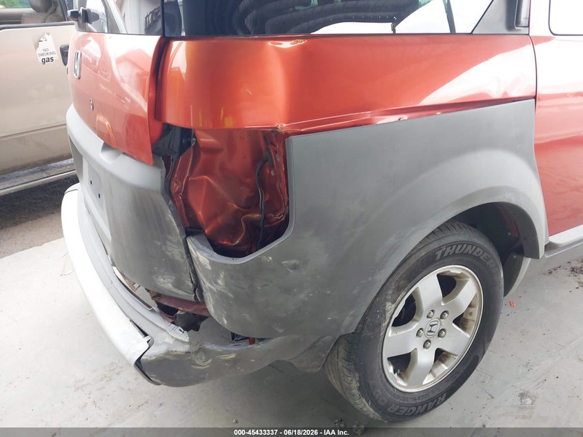 2004 Honda Element VIN 5J6YH28614L022958 IAAI salvage auction — FRONT END, Salvage (Tennessee), sold $250 on 2026-07-09 (photo 6)