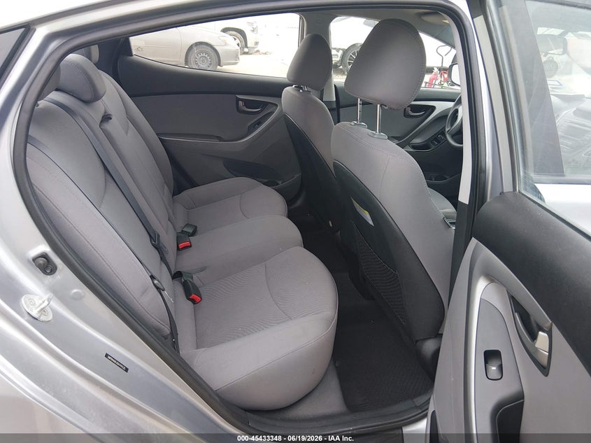 2016 Hyundai Elantra VIN 5NPDH4AE4GH741535 IAAI salvage auction — RIGHT SIDE, Salvage (Texas), sold $1,350 on 2026-07-10 (photo 8)