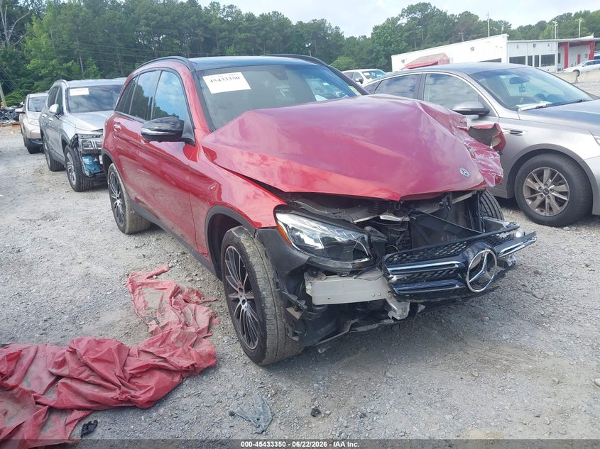 2019 Mercedes-benz Glc VIN WDC0G4JB5KV121187 IAAI salvage auction — FRONT END, Salvage (Georgia), sold $1,600 on 2026-07-28 (photo 1)