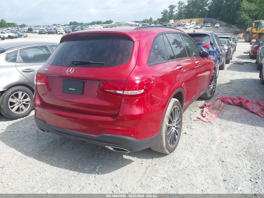2019 Mercedes-benz Glc VIN WDC0G4JB5KV121187 IAAI salvage auction — FRONT END, Salvage (Georgia), sold $1,600 on 2026-07-28 (photo 4)