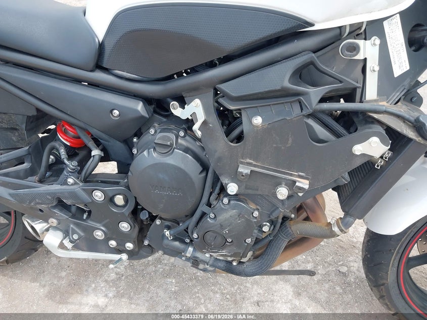 2012 Yamaha Fz VIN JYARJ18E3CA008386 IAAI salvage auction — SIDE, Salvage (Oklahoma), sold $1,375 on 2026-07-15 (photo 8)
