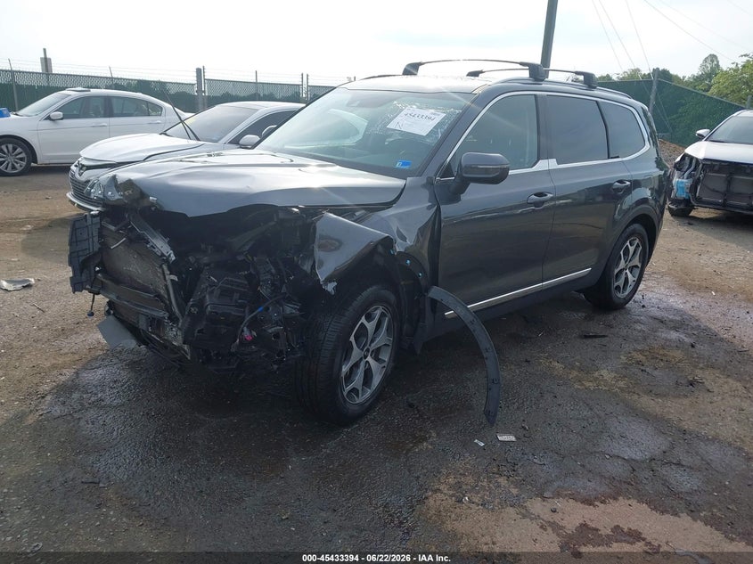 2020 Kia Telluride VIN 5XYP3DHC3LG068481 IAAI salvage auction — FRONT END, Salvage (Virginia), sold $3,400 on 2026-07-27 (photo 2)