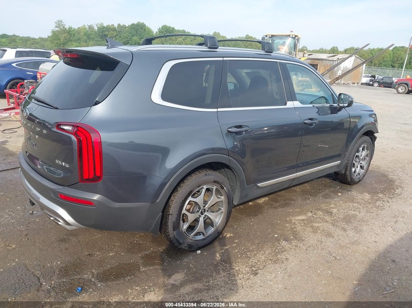 2020 Kia Telluride VIN 5XYP3DHC3LG068481 IAAI salvage auction — FRONT END, Salvage (Virginia), sold $3,400 on 2026-07-27 (photo 4)