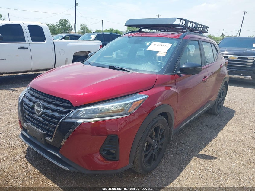 2023 Nissan Kicks VIN 3N1CP5DV8PL566063 IAAI salvage auction — RIGHT SIDE, Salvage Title, sold $7,125 on 2026-08-19 (photo 2)