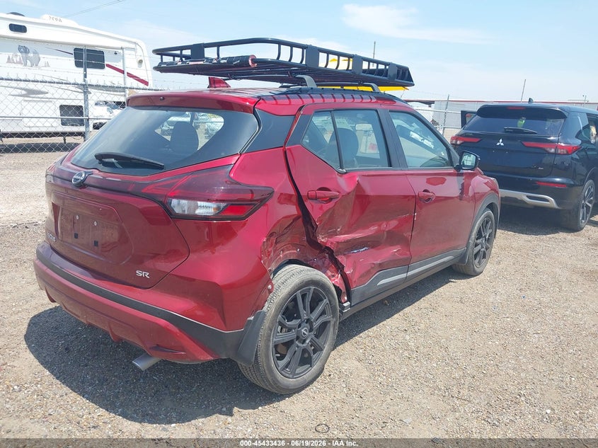 2023 Nissan Kicks VIN 3N1CP5DV8PL566063 IAAI salvage auction — RIGHT SIDE, Salvage Title, sold $7,125 on 2026-08-19 (photo 4)