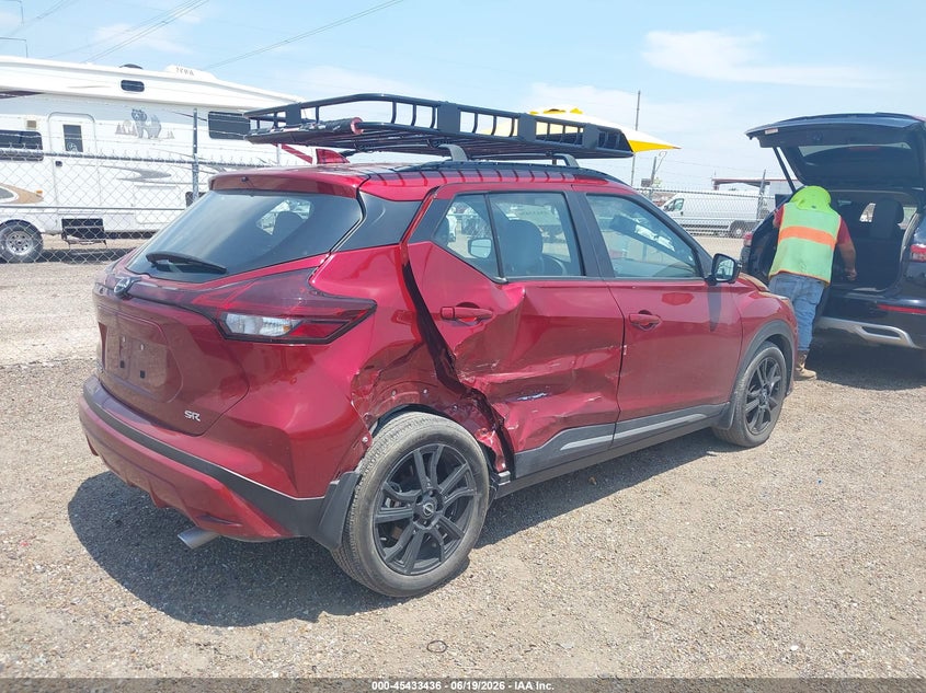 2023 Nissan Kicks VIN 3N1CP5DV8PL566063 IAAI salvage auction — RIGHT SIDE, Salvage Title, sold $7,125 on 2026-08-19 (photo 6)