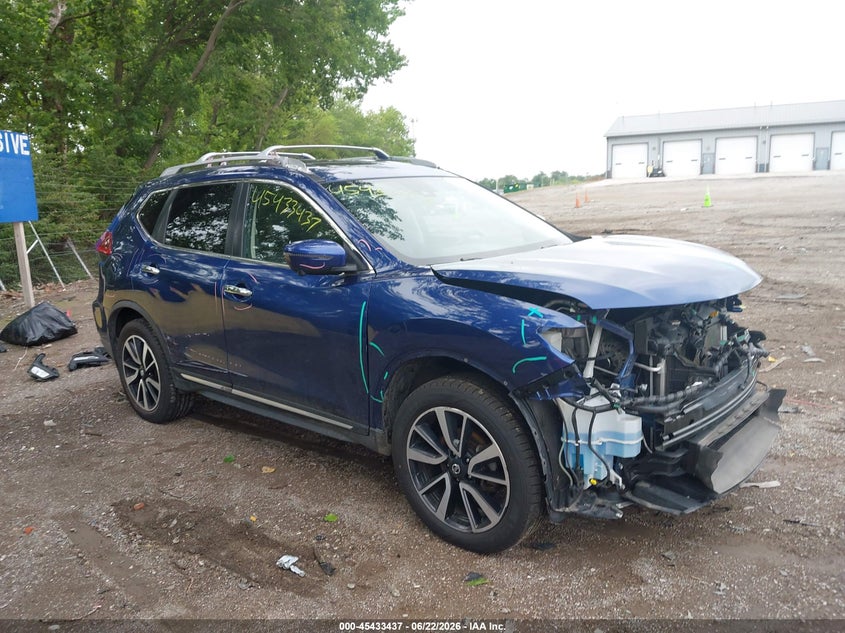 2018 Nissan Rogue VIN JN8AT2MVXJW354706 IAAI salvage auction — FRONT END, Clear (Indiana), sold $3,900 on 2026-07-22 (photo 1)