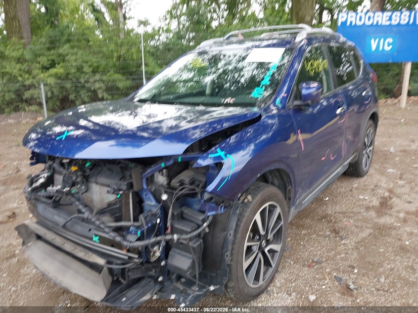 2018 Nissan Rogue VIN JN8AT2MVXJW354706 IAAI salvage auction — FRONT END, Clear (Indiana), sold $3,900 on 2026-07-22 (photo 6)