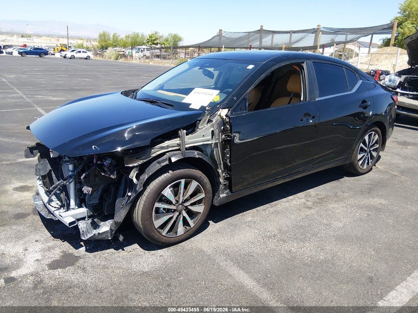 2025 Nissan Sentra VIN 3N1AB8CV9SY411249 IAAI salvage auction — FRONT END, Salvage Title, sold $4,850 on 2026-07-25 (photo 2)