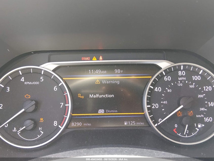 2025 Nissan Sentra VIN 3N1AB8CV9SY411249 IAAI salvage auction — FRONT END, Salvage Title, sold $4,850 on 2026-07-25 (photo 7)