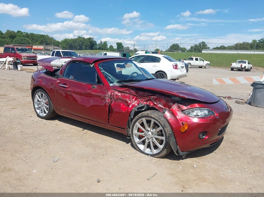 2008 Mazda Mx-5 VIN JM1NC26F880151118 IAAI salvage auction — RIGHT FRONT, Clear (Tennessee), sold $575 on 2026-07-15 (photo 1)